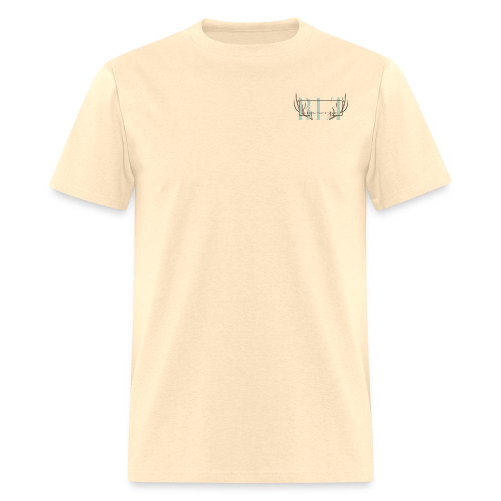 BLT Logo 'Antlers' Work Classic T-Shirt - Unisex - natural