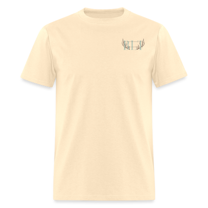 BLT Logo 'Antlers' Work Classic T-Shirt - Unisex - natural