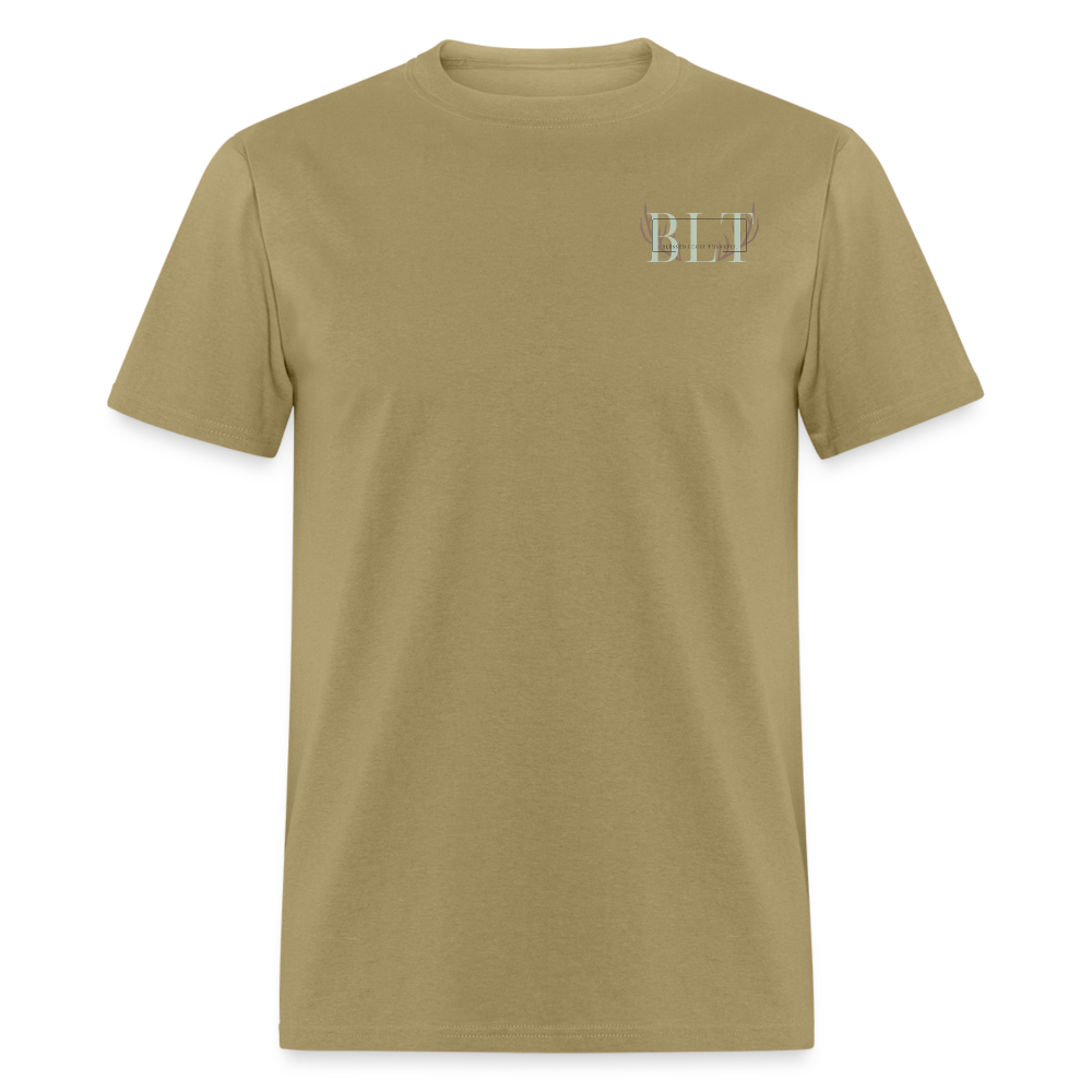 BLT Logo 'Antlers' Work Classic T-Shirt - Unisex - khaki