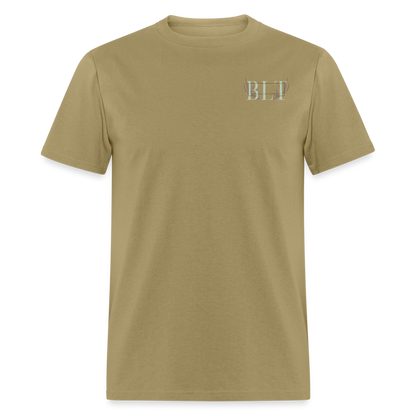 BLT Logo 'Antlers' Work Classic T-Shirt - Unisex - khaki