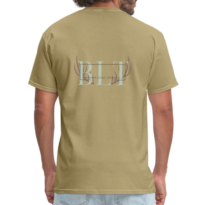 BLT Logo 'Antlers' Work Classic T-Shirt - Unisex - khaki