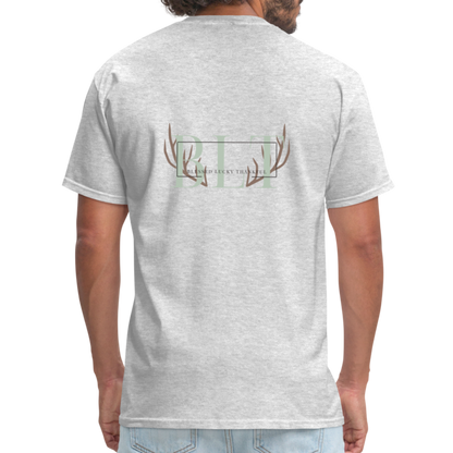 BLT Logo 'Antlers' Work Classic T-Shirt - Unisex - heather gray