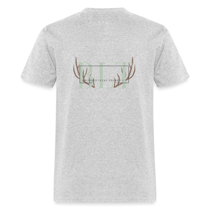 BLT Logo 'Antlers' Work Classic T-Shirt - Unisex - heather gray