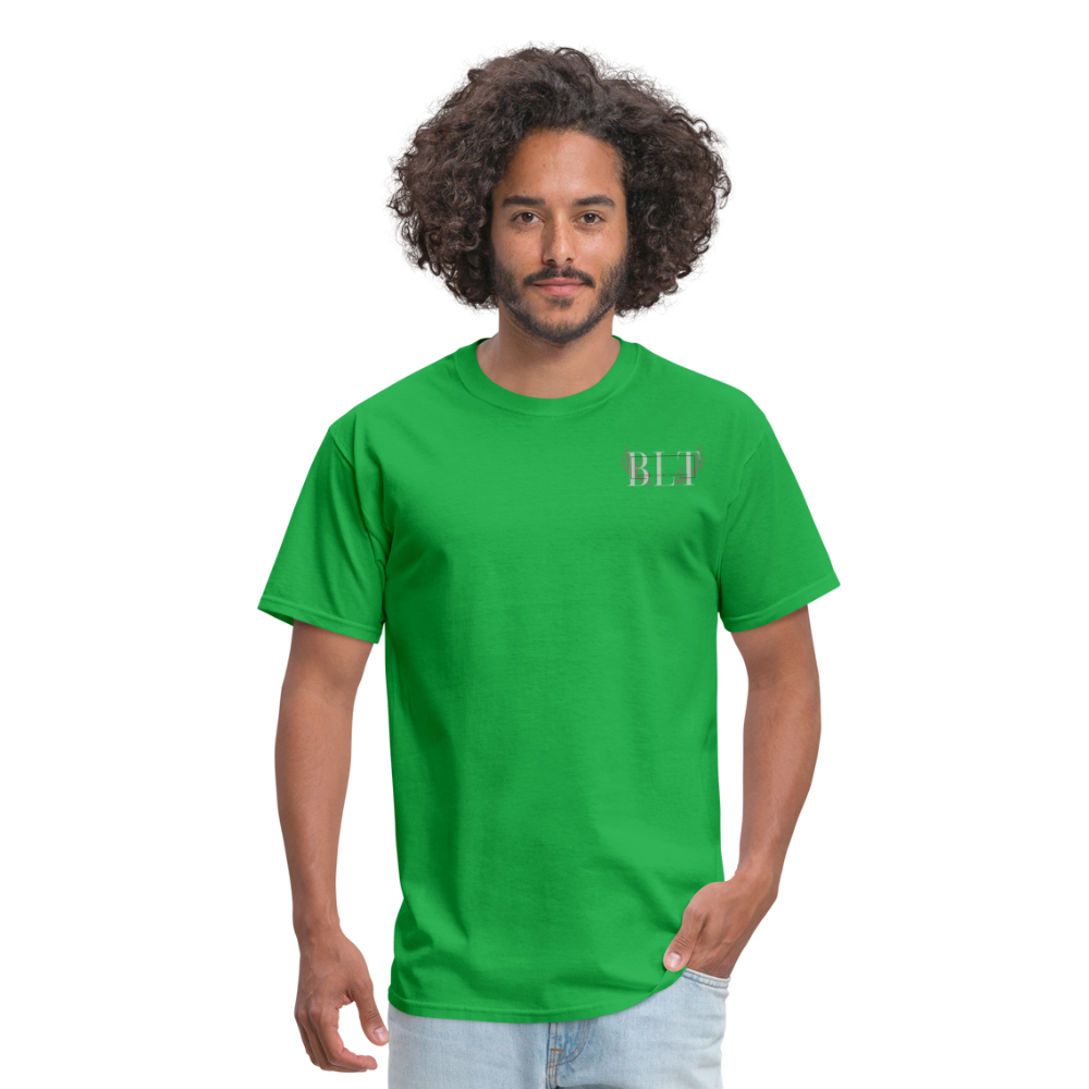 BLT Logo 'Antlers' Work Classic T-Shirt - Unisex - bright green