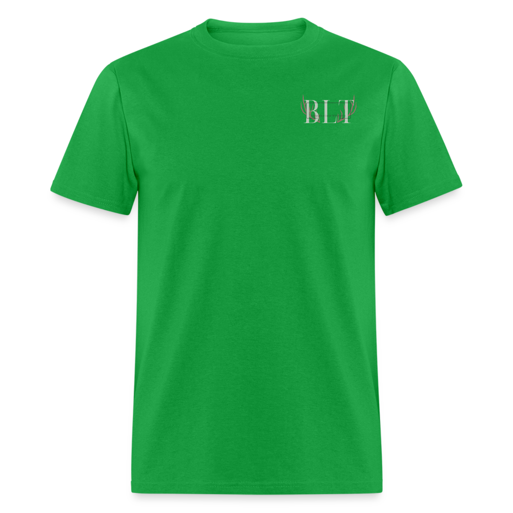 BLT Logo 'Antlers' Work Classic T-Shirt - Unisex - bright green