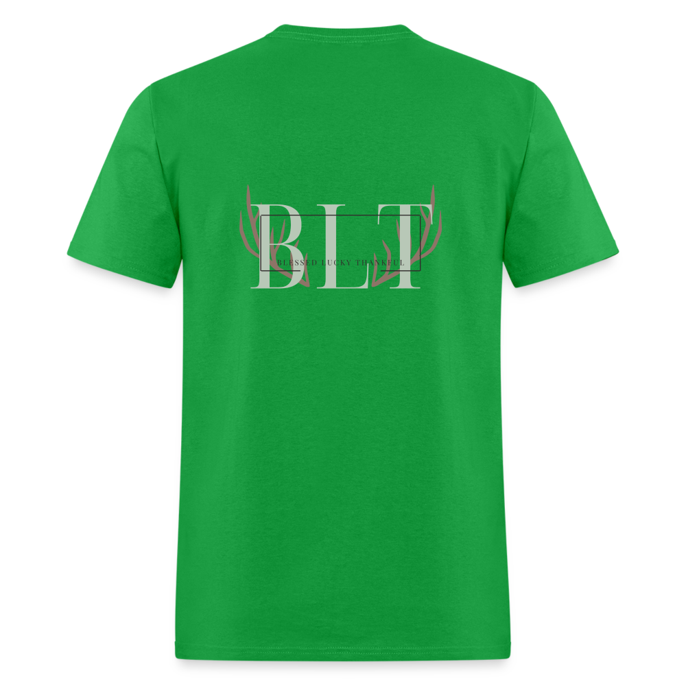 BLT Logo 'Antlers' Work Classic T-Shirt - Unisex - bright green