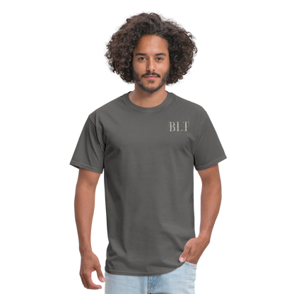 BLT Logo 'Antlers' Work Classic T-Shirt - Unisex - charcoal