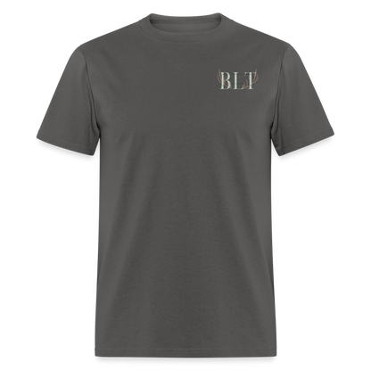 BLT Logo 'Antlers' Work Classic T-Shirt - Unisex - charcoal