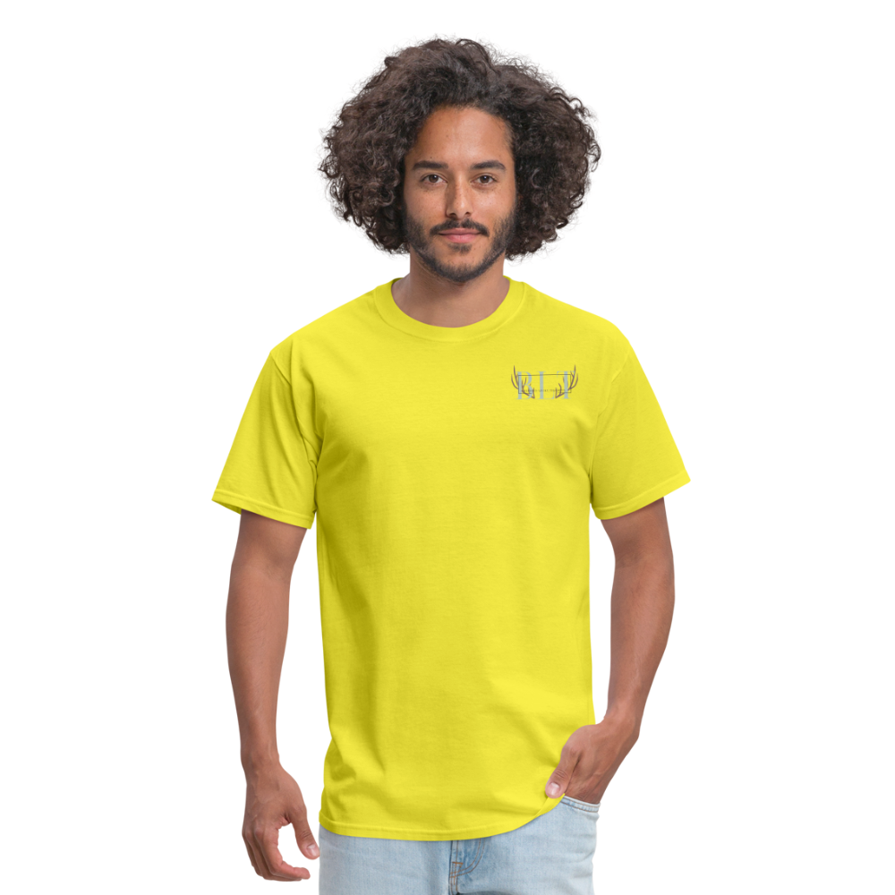 BLT Logo 'Antlers' Work Classic T-Shirt - Unisex - yellow