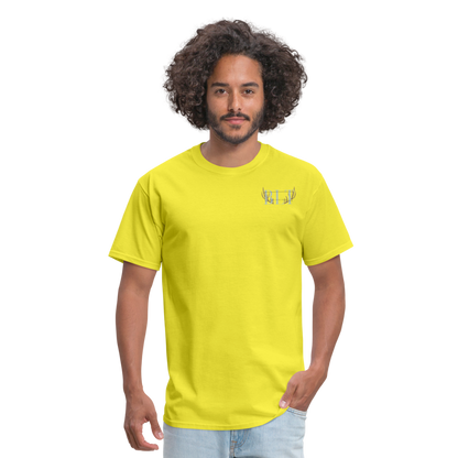 BLT Logo 'Antlers' Work Classic T-Shirt - Unisex - yellow