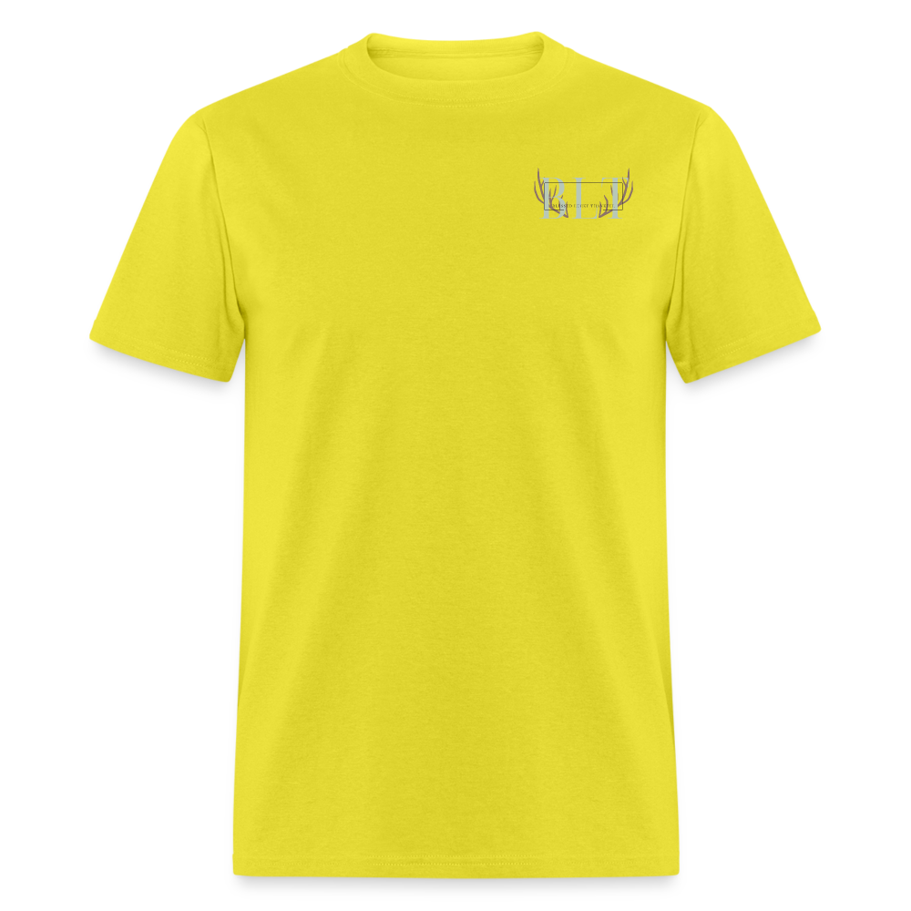 BLT Logo 'Antlers' Work Classic T-Shirt - Unisex - yellow