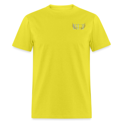 BLT Logo 'Antlers' Work Classic T-Shirt - Unisex - yellow