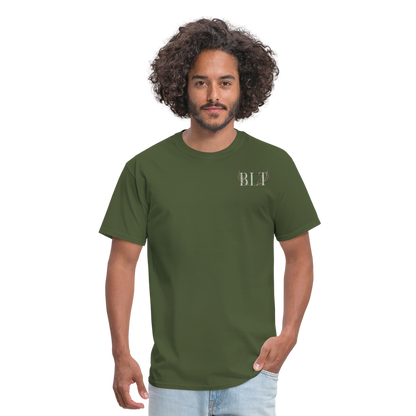 BLT Logo 'Antlers' Work Classic T-Shirt - Unisex - military green