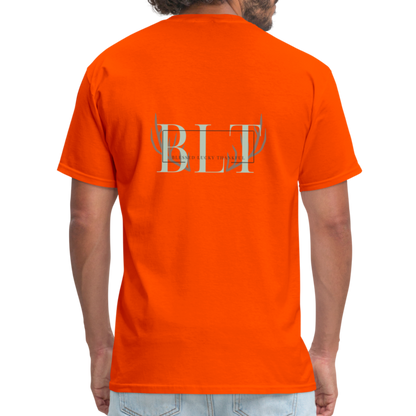 BLT Logo 'Antlers' Work Classic T-Shirt - Unisex - orange