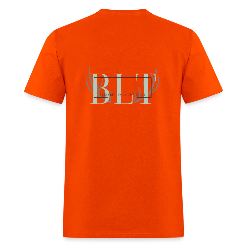 BLT Logo 'Antlers' Work Classic T-Shirt - Unisex - orange