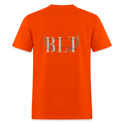 BLT Logo 'Antlers' Work Classic T-Shirt - Unisex - orange