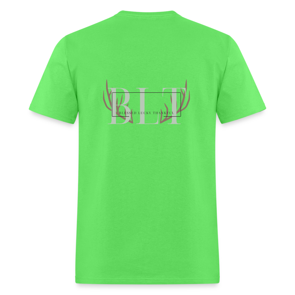 BLT Logo 'Antlers' Work Classic T-Shirt - Unisex - kiwi