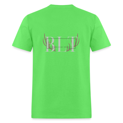 BLT Logo 'Antlers' Work Classic T-Shirt - Unisex - kiwi