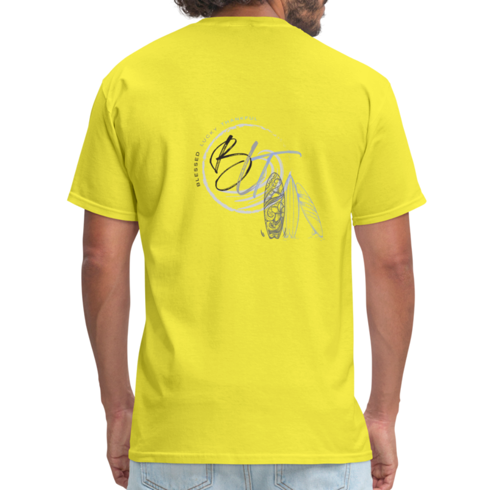 BLT 'Catcha Wave' Work Classic T-Shirt - Unisex - yellow