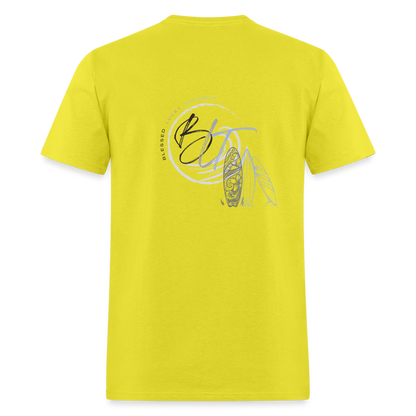 BLT 'Catcha Wave' Work Classic T-Shirt - Unisex - yellow