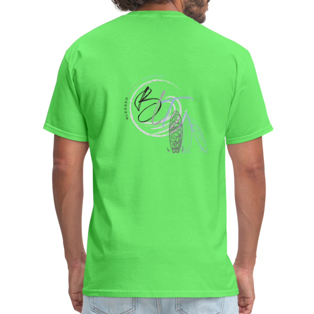 BLT 'Catcha Wave' Work Classic T-Shirt - Unisex - kiwi