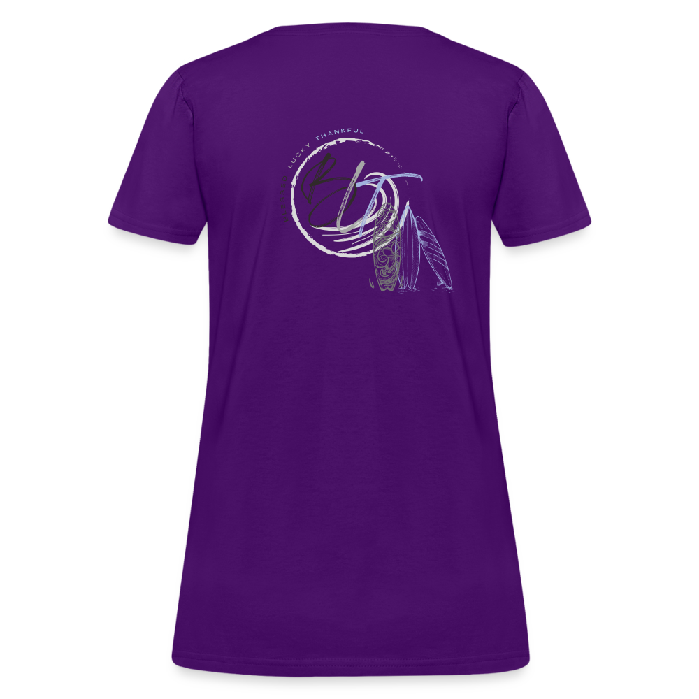 BLT 'Catch a Wave' Women's T-Shirt - purple