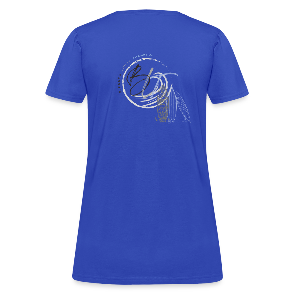 BLT 'Catch a Wave' Women's T-Shirt - royal blue