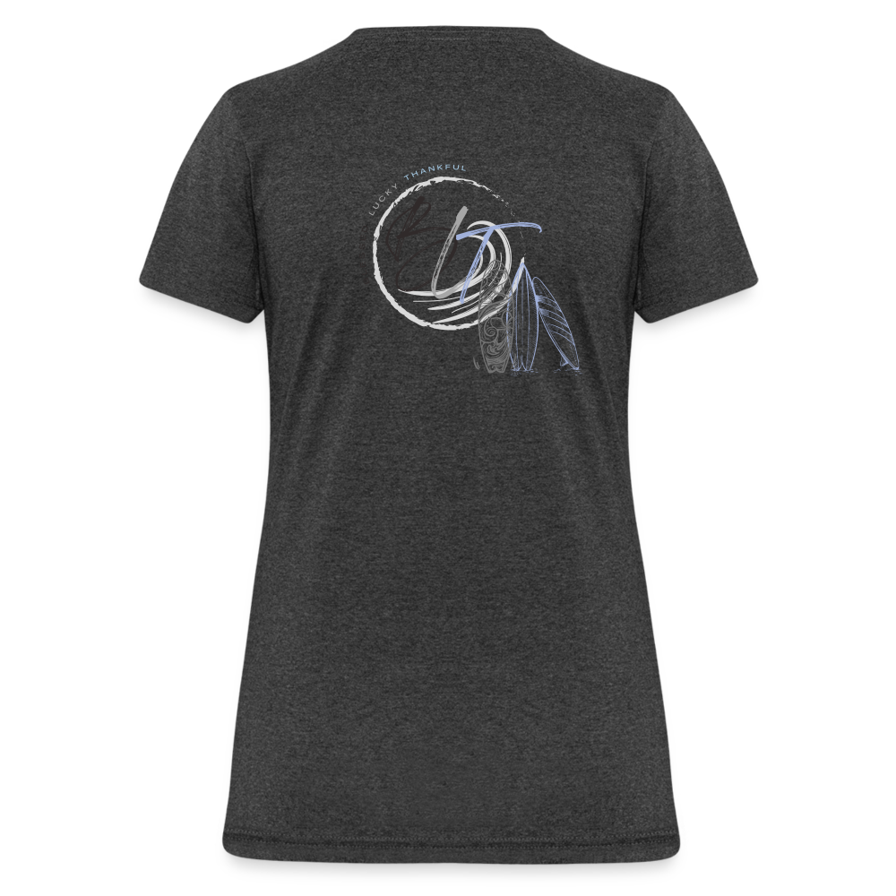 BLT 'Catch a Wave' Women's T-Shirt - heather black