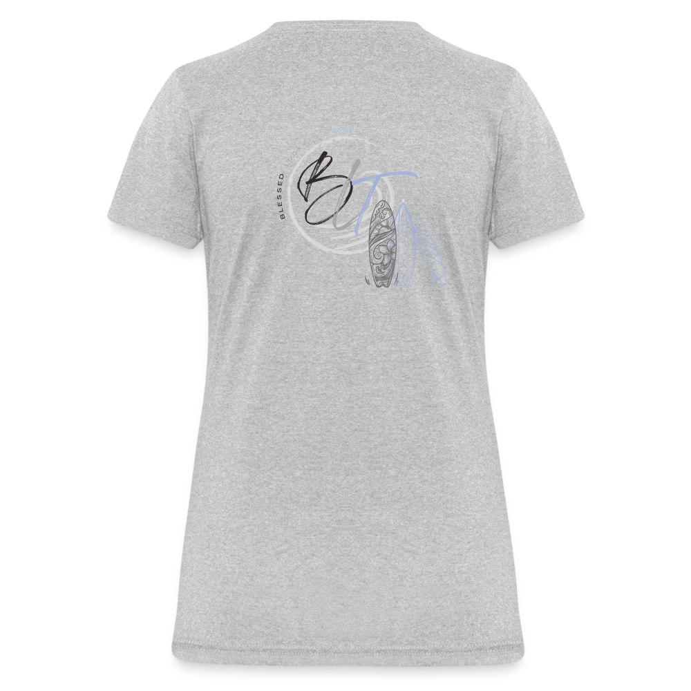 BLT 'Catch a Wave' Women's T-Shirt - heather gray