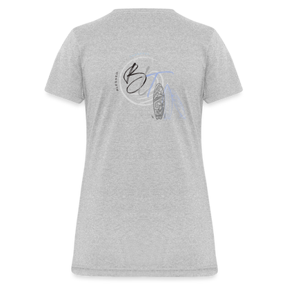 BLT 'Catch a Wave' Women's T-Shirt - heather gray