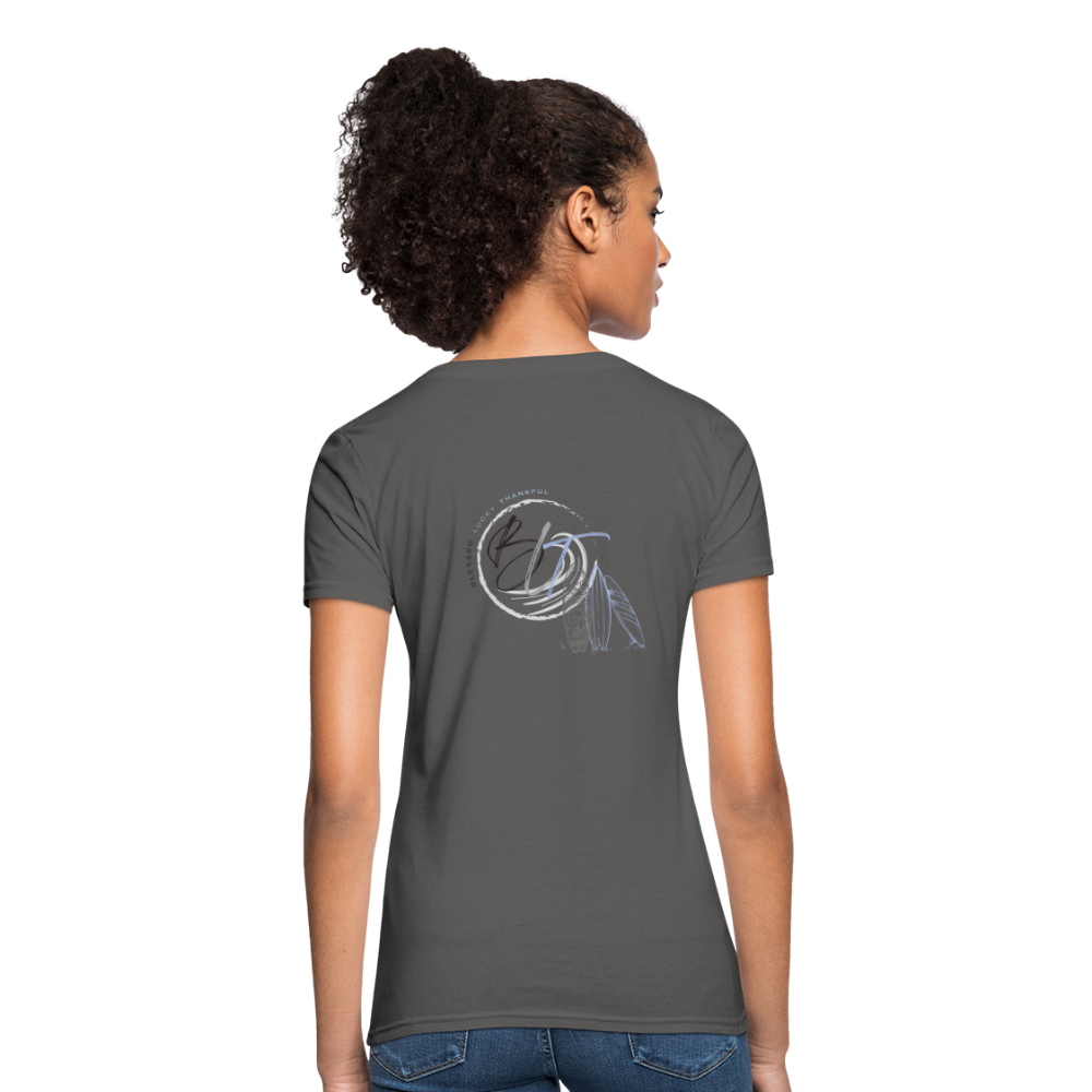 BLT 'Catch a Wave' Women's T-Shirt - charcoal