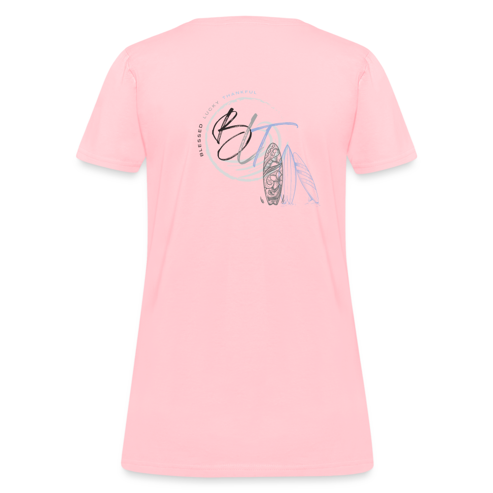 BLT 'Catch a Wave' Women's T-Shirt - pink