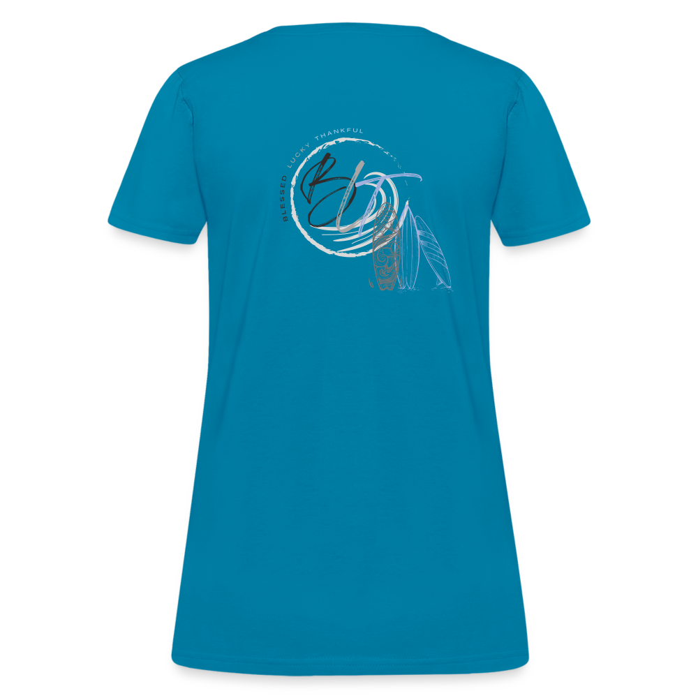 BLT 'Catch a Wave' Women's T-Shirt - turquoise