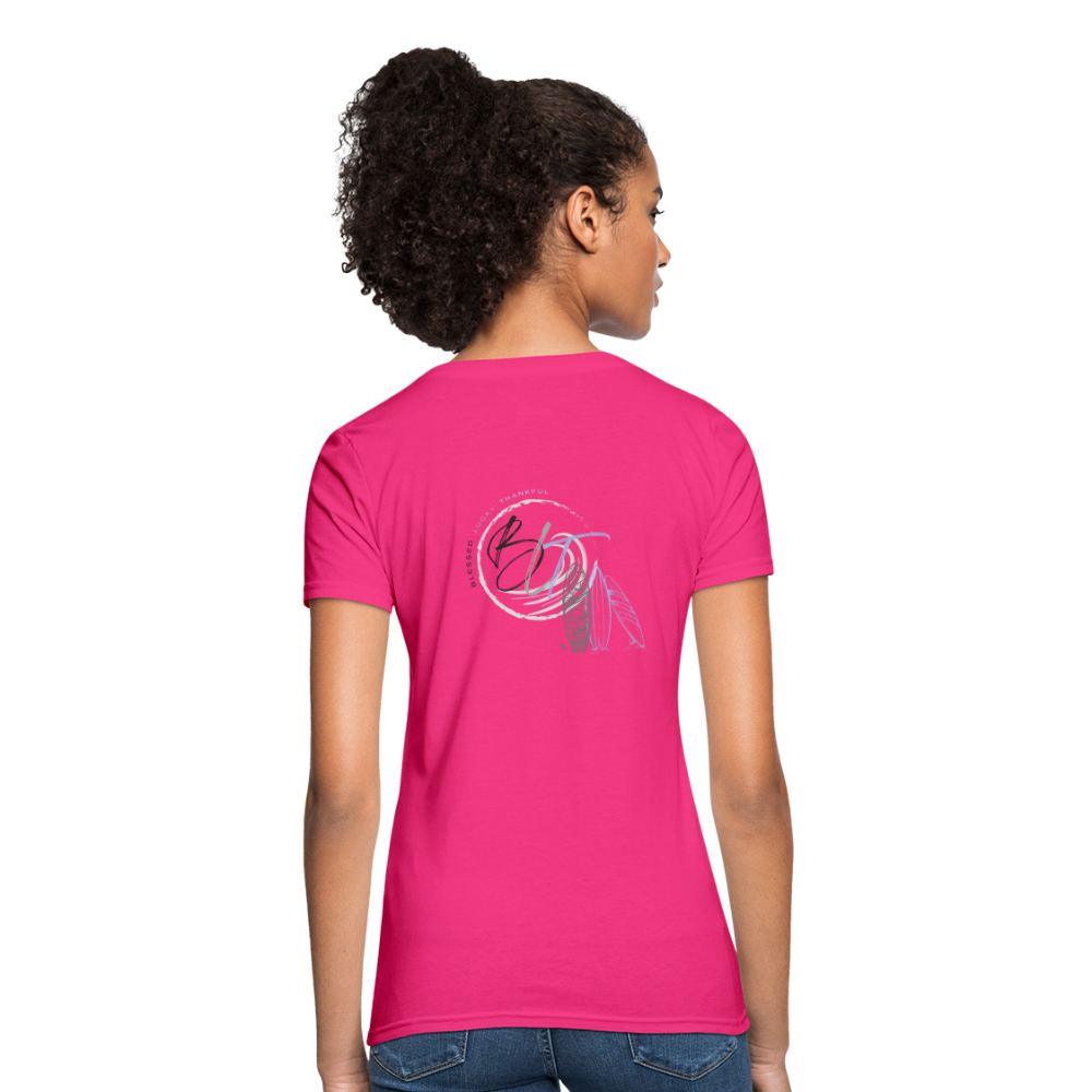 BLT 'Catch a Wave' Women's T-Shirt - fuchsia