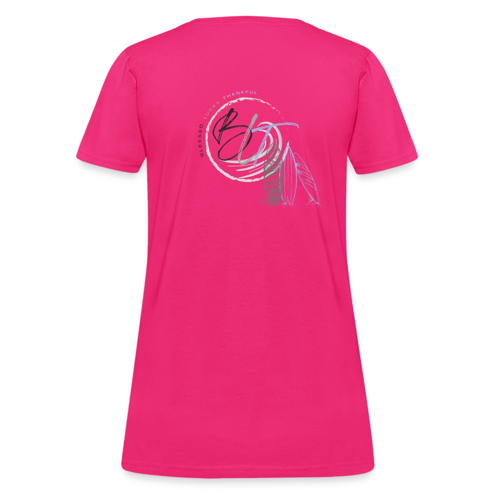 BLT 'Catch a Wave' Women's T-Shirt - fuchsia