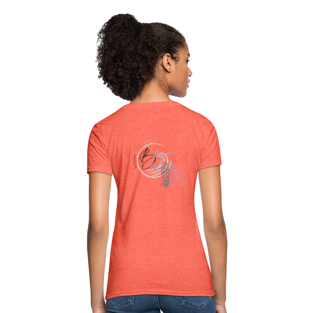 BLT 'Catch a Wave' Women's T-Shirt - heather coral