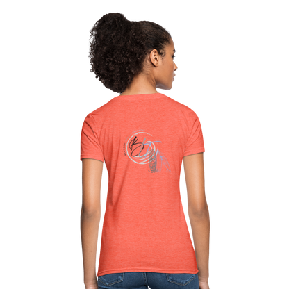 BLT 'Catch a Wave' Women's T-Shirt - heather coral