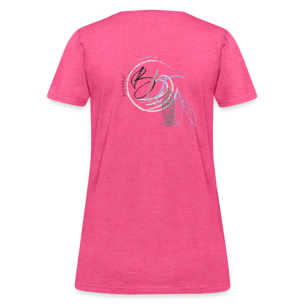 BLT 'Catch a Wave' Women's T-Shirt - heather pink