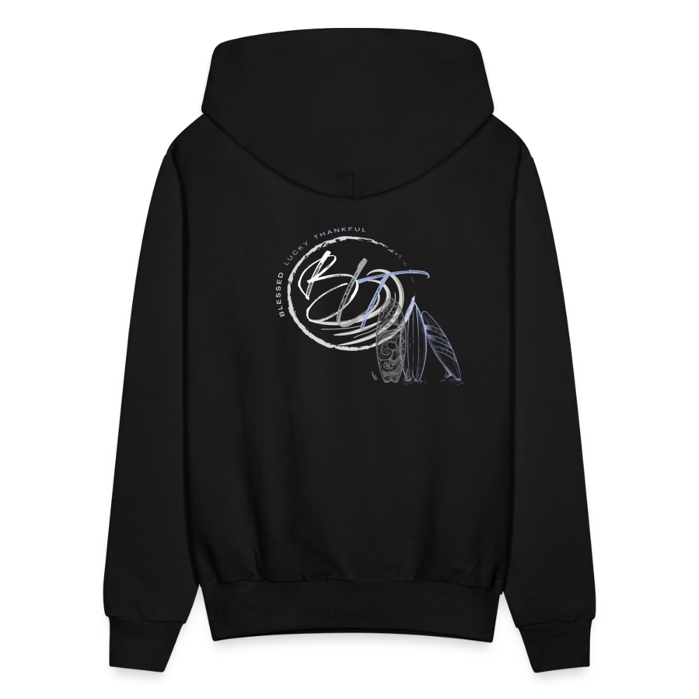 Catch a Wave Men's Hoodie - black