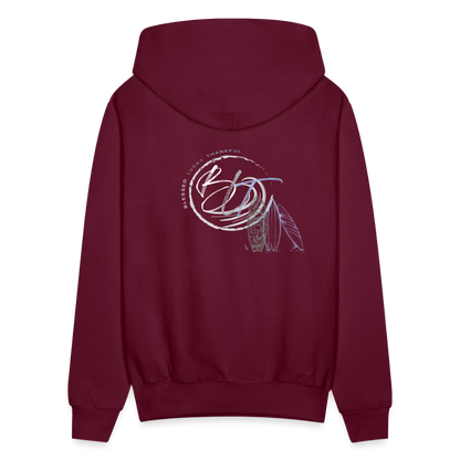 Catch a Wave Men's Hoodie - burgundy