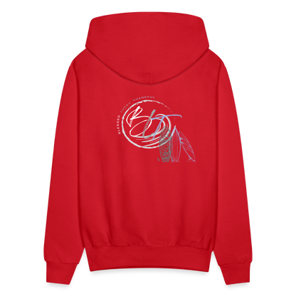 Catch a Wave Men's Hoodie - red