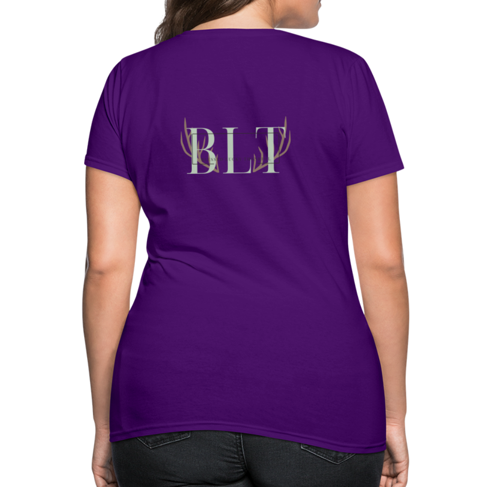 BLT 'Antler' Women's T-Shirt - purple