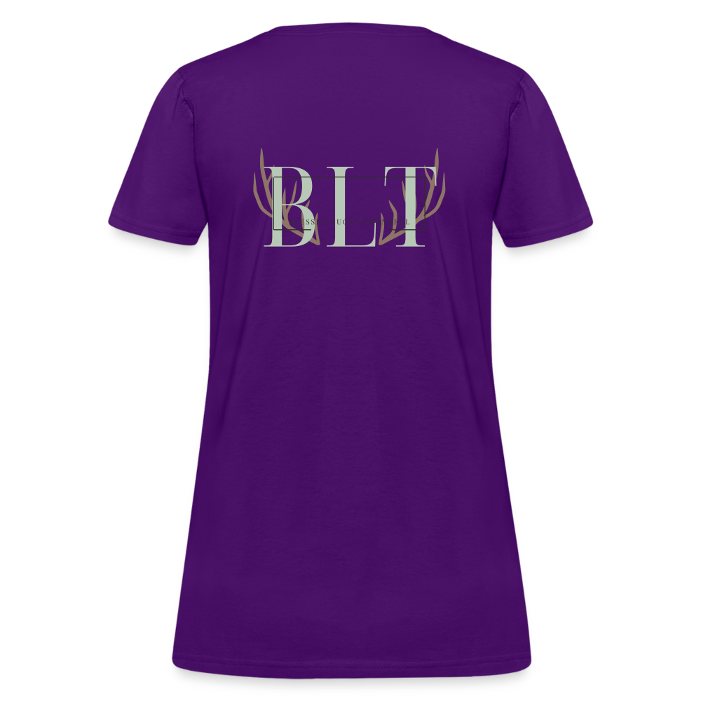 BLT 'Antler' Women's T-Shirt - purple