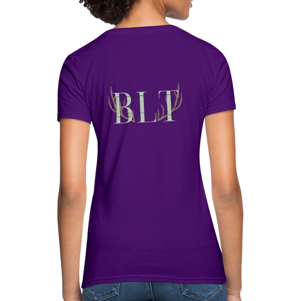 BLT 'Antler' Women's T-Shirt - purple