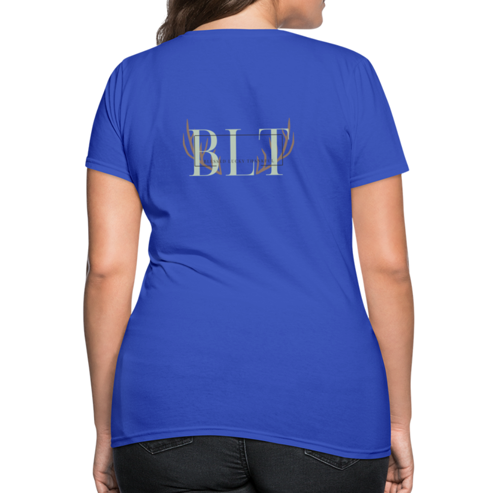 BLT 'Antler' Women's T-Shirt - royal blue