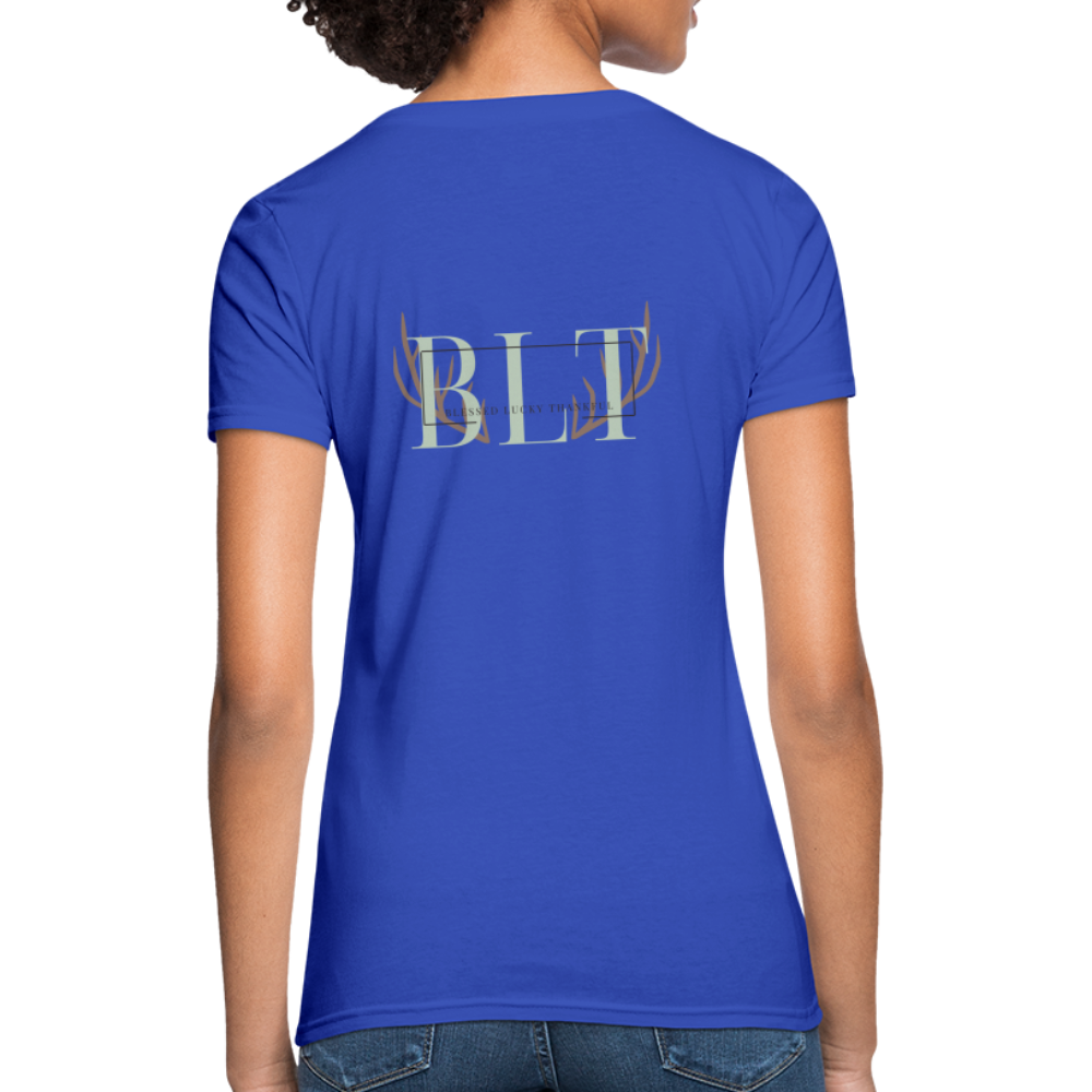 BLT 'Antler' Women's T-Shirt - royal blue