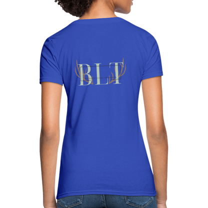 BLT 'Antler' Women's T-Shirt - royal blue