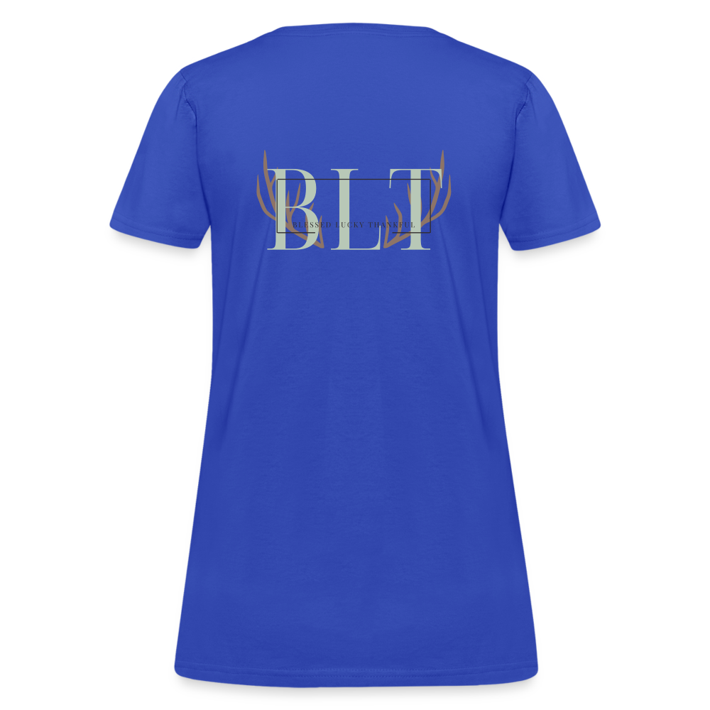 BLT 'Antler' Women's T-Shirt - royal blue