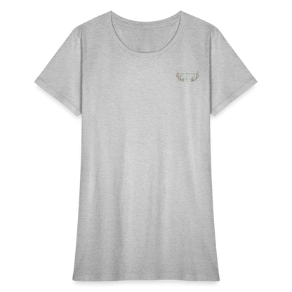 BLT 'Antler' Women's T-Shirt - heather gray