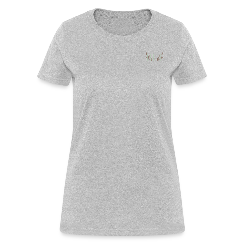 BLT 'Antler' Women's T-Shirt - heather gray